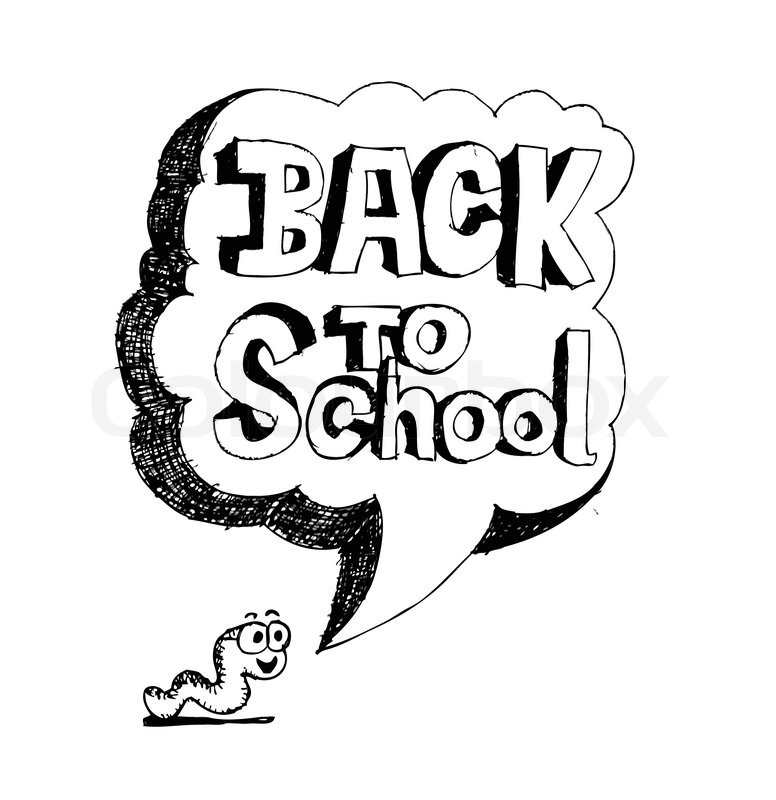 776x800 Drawing School Items Back To School Stock Vector Colourbox - Back To School Drawings