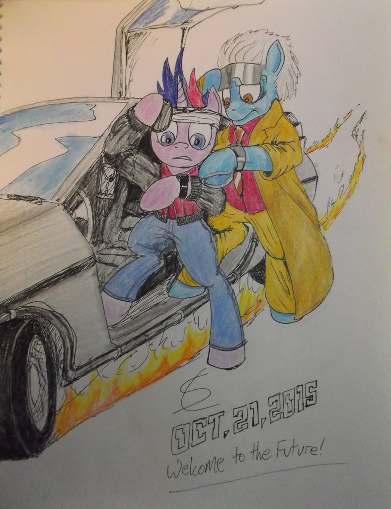 787x1024  - Back To The Future Drawing