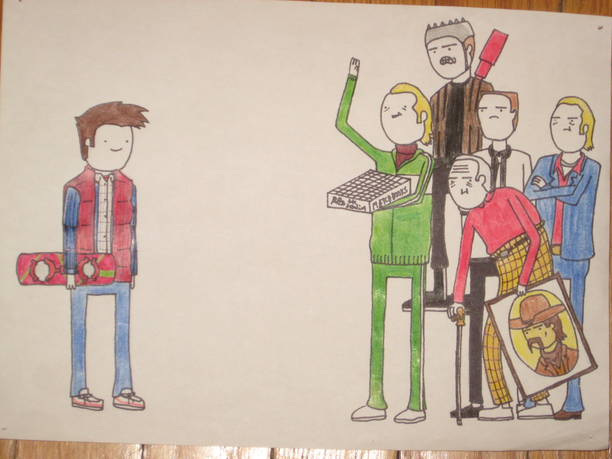 2592x1944 a back to the future trilogy drawing i made - Back To The Future Drawing