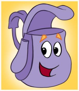 305x350 how to draw how to draw backpack from dora the explorer - Backpack Drawing