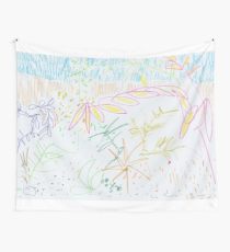 210x230 backyard drawing wall tapestries redbubble - Backyard Drawing