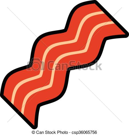 450x470 Bacon Vector - Bacon Drawing