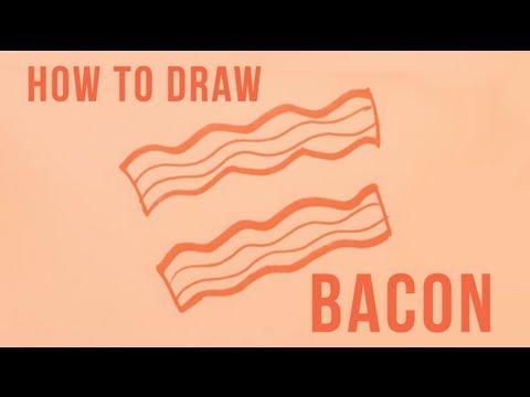 480x360 How To Draw Bacon - Bacon Drawing