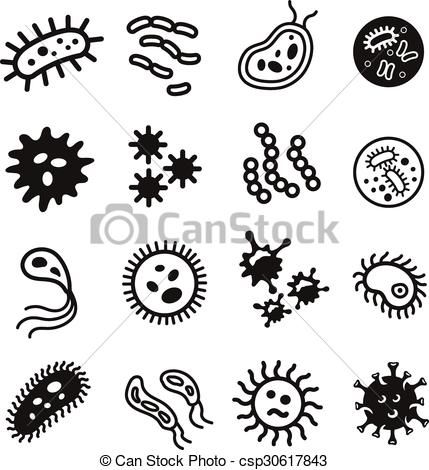 429x470 cute bacteria drawing - Bacteria Drawing