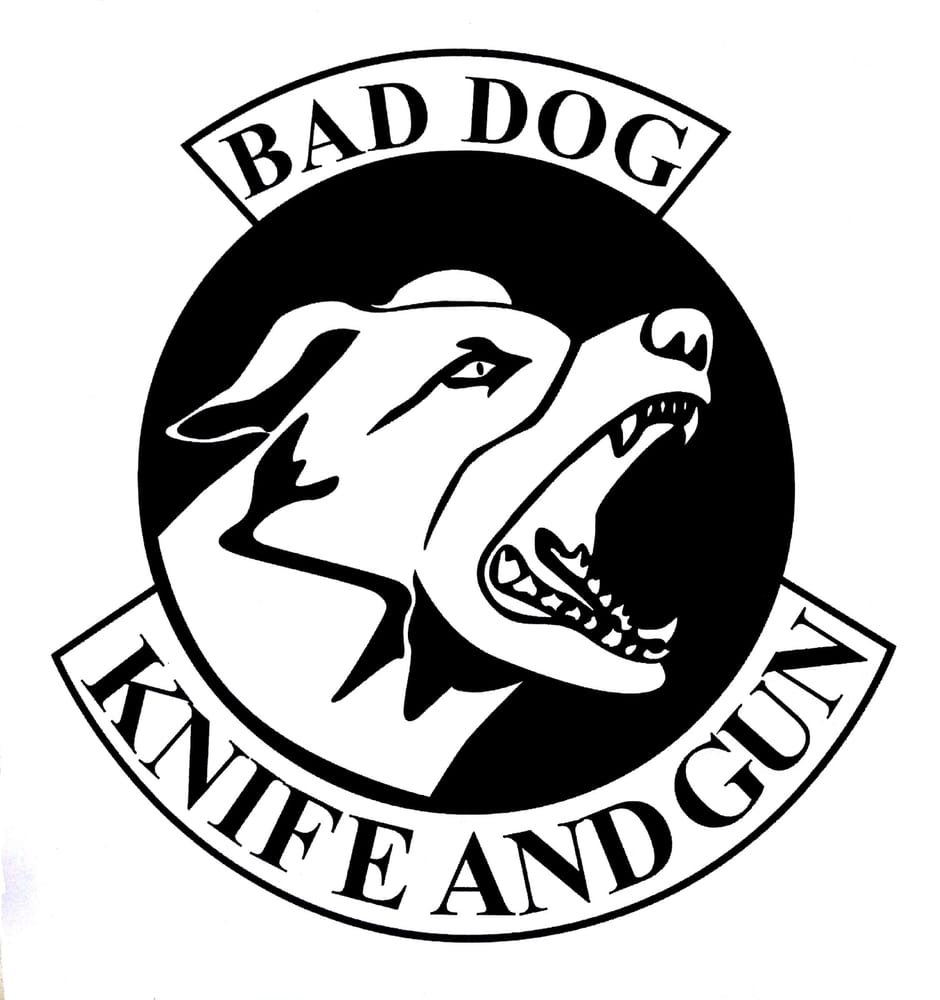 940x1000 bad dog knife gun - Bad Dog Drawing
