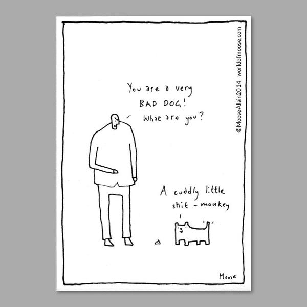 600x600 bad dog cartoon worldofmoose - Bad Dog Drawing