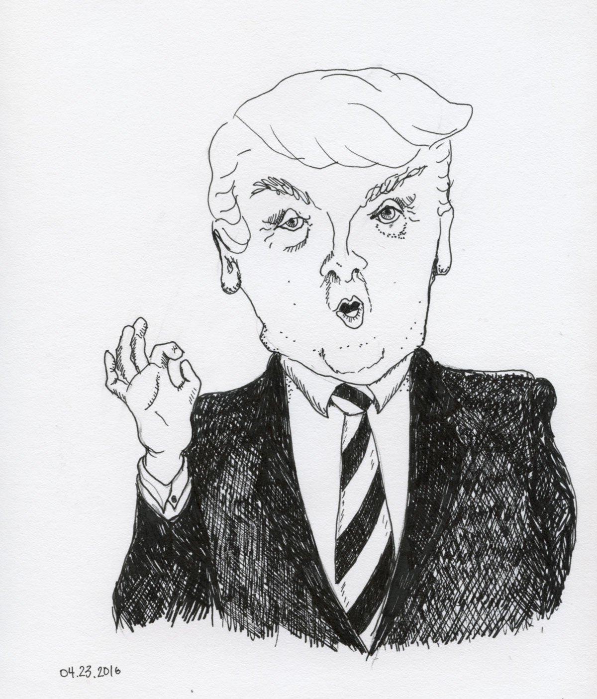 1200x1405 he's trump bad drawings - Bad Drawings
