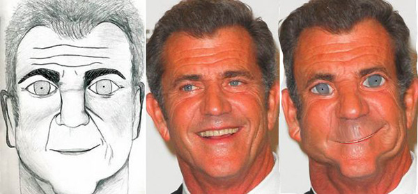 600x279 artist turns hilariously bad drawings of celebrities into - Bad Drawings
