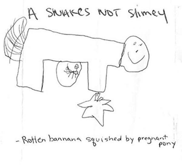 600x550 Creepy Drawings - Bad Kid Drawings