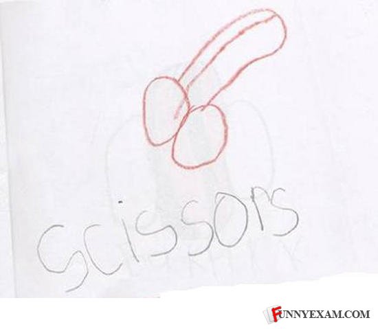 550x479 student's funny test and exam answers - Bad Kid Drawings