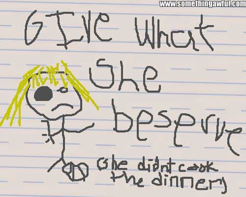 500x400 Bad Kids Drawings - Bad Kid Drawings