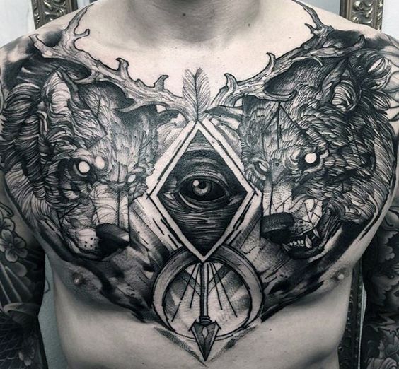 564x522 Badass Tattoos For Men - Badass Drawing Ideas