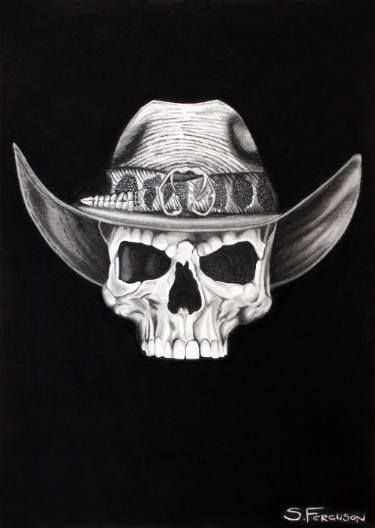375x528 Badass Drawings For Sale Saatchi Art - Badass Skull Drawings