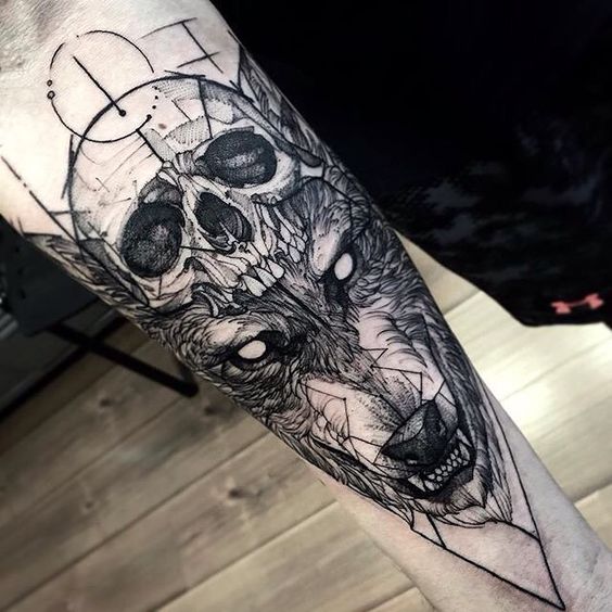 564x564 Badass Tattoos For Men - Badass Skull Drawings