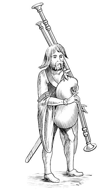 360x614 na fianna irish pipe band - Bagpipes Drawing