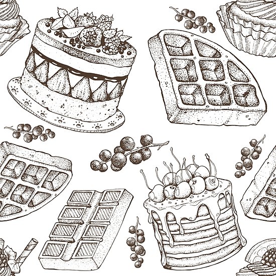 Bakery Drawing at PaintingValley.com | Explore collection of Bakery Drawing