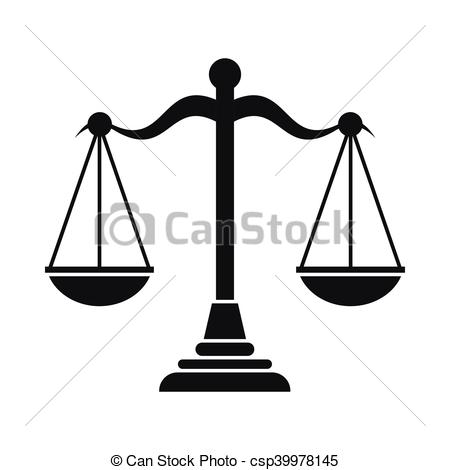 450x470 balance scale icon, simple style balance scale icon in simple - Balance Scale Drawing