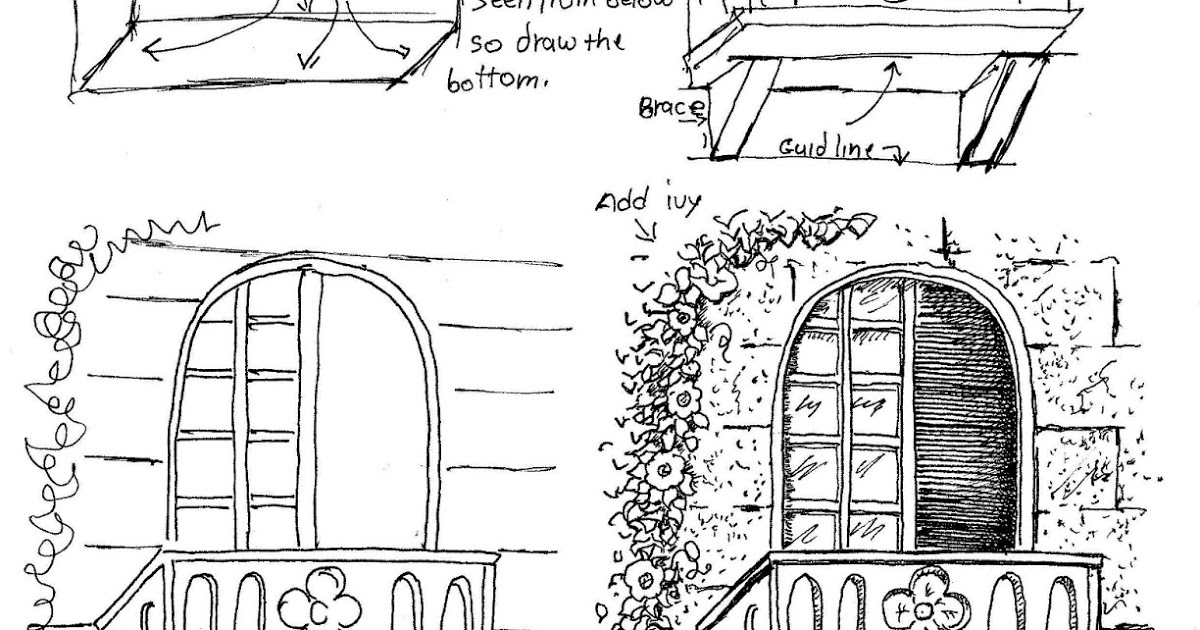 1200x630 balcony drawing simple for free download - Balcony Drawing