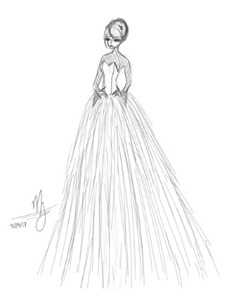 320x427 not gonna lie, fashion sketches are hard - Ball Gown Drawing