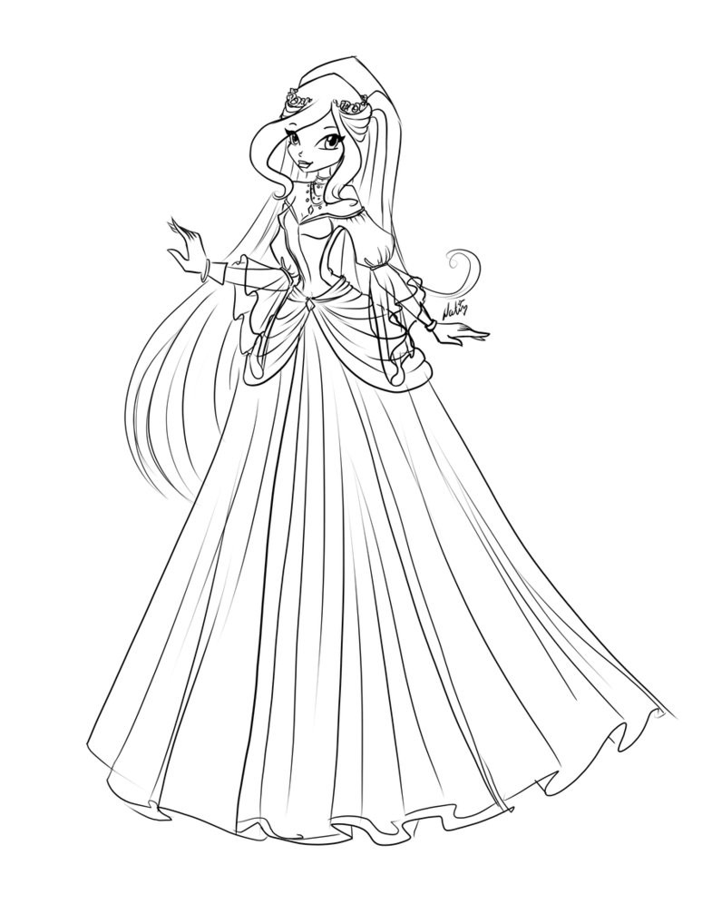 780 Coloring Pages Ball Gowns For Free