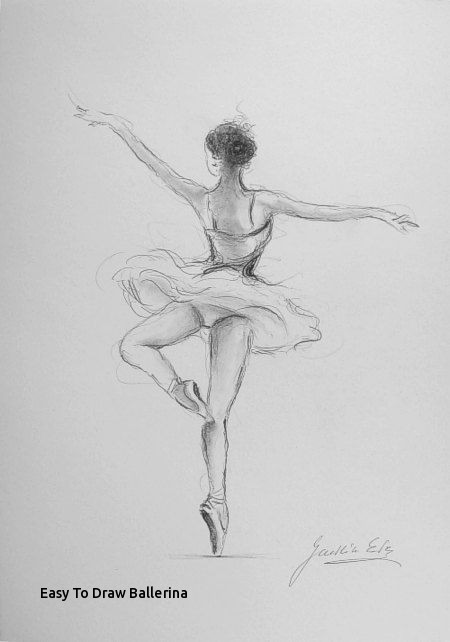 450x642 Easy To Draw Ballerina - Ballerina Drawing Easy