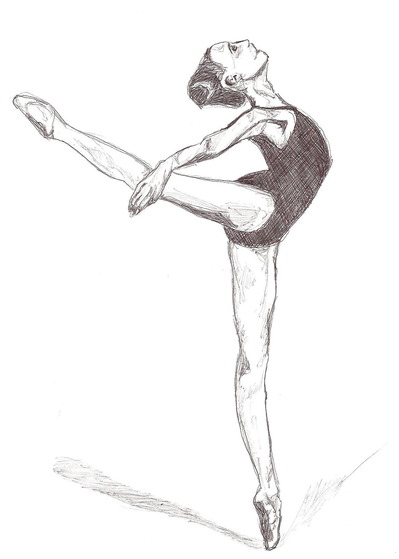 Ballerina Drawing Easy at Explore collection of