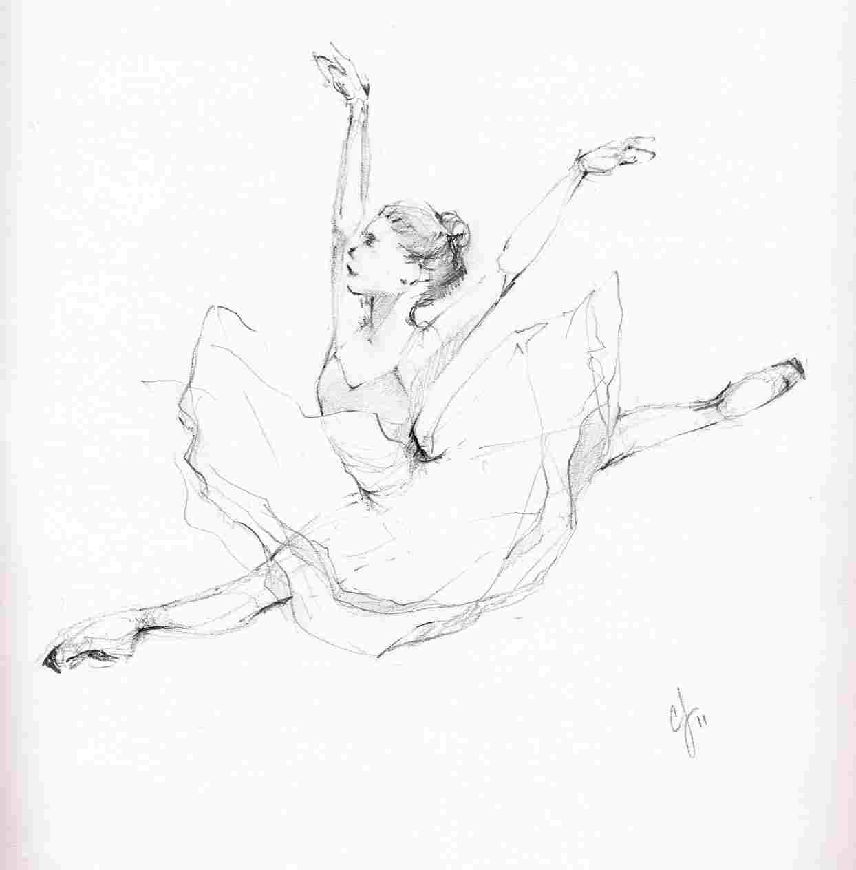 1244x1264 Drawings Rhcom Ballerina Simple Ballerina - Ballerina Drawing Easy