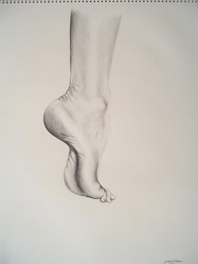 400x533 How To Fix Dancers Feet - Ballerina Feet Drawing