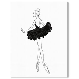 310x310 ballerina sketch wall art wayfair - Ballerina Poses Drawing