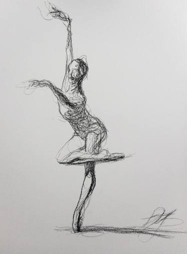 375x510 dancer - Ballet Dancer Drawing