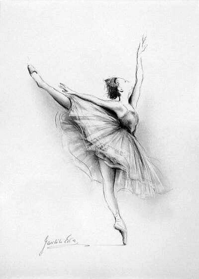 400x560 dancer drawing free download - Ballet Dancer Drawing