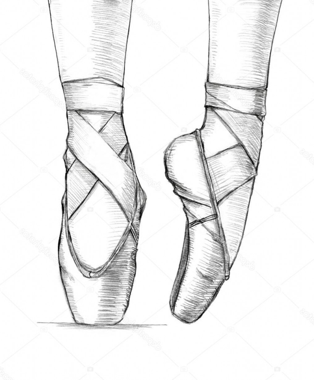 How To Draw Pointe Shoes Easy Howto Techno