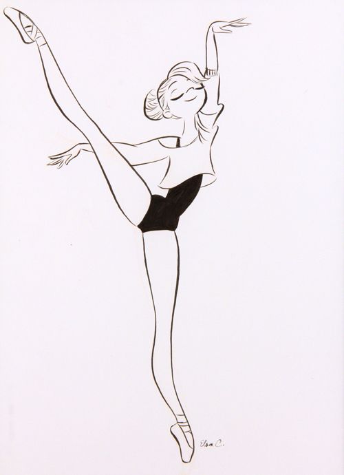 500x690 belleza solo chicas en drawings, art y sketches - Ballet Girl Drawing