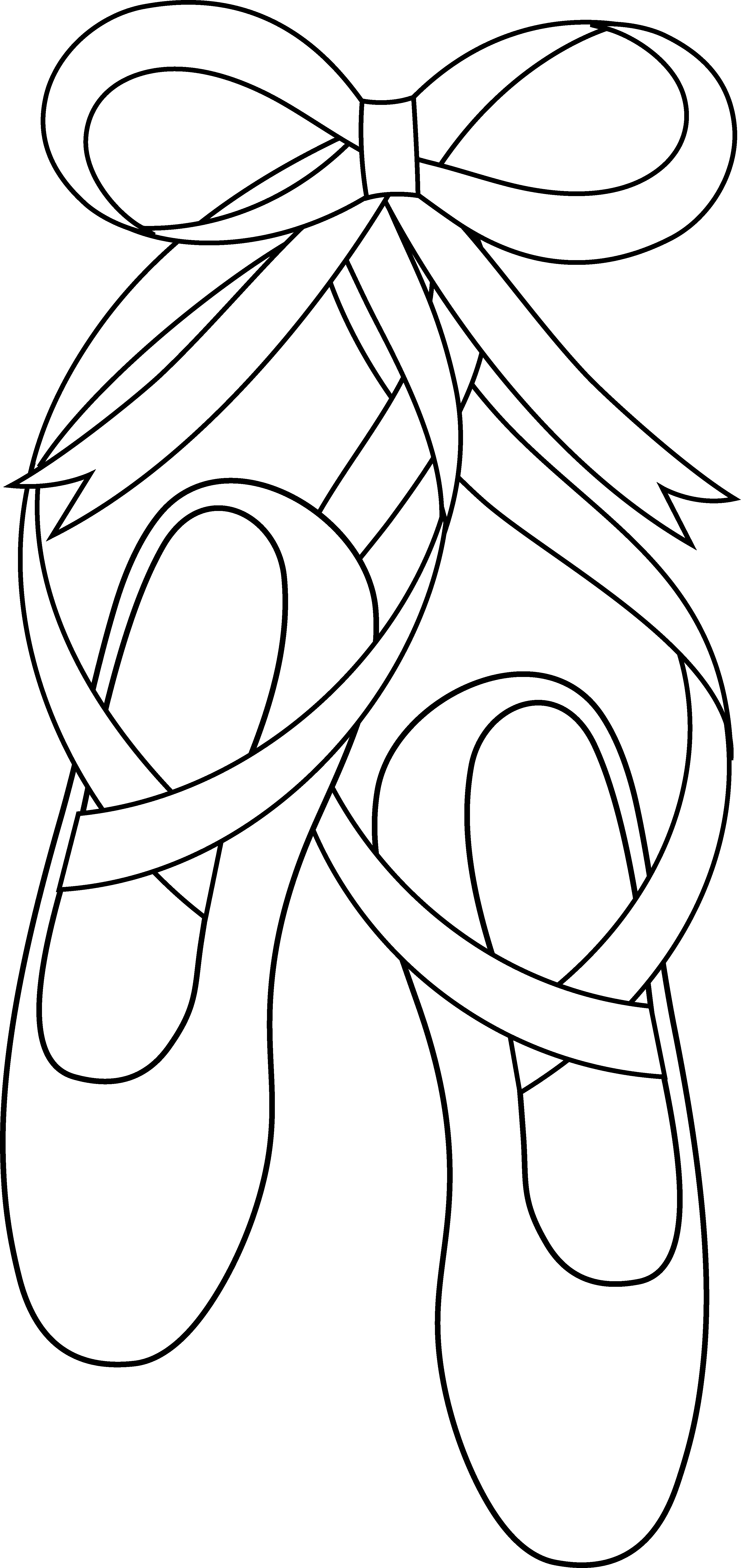 3300x6981 drawing dancer ballet slipper huge freebie! download - Ballet Slippers Drawing