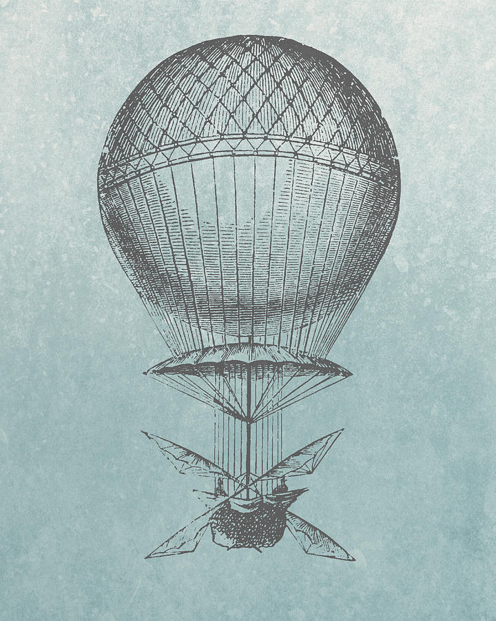 720x900 Hot Air Balloon - Balloon Drawing