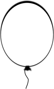 183x299 Balloon Drawing Clip Art - Balloon Drawing