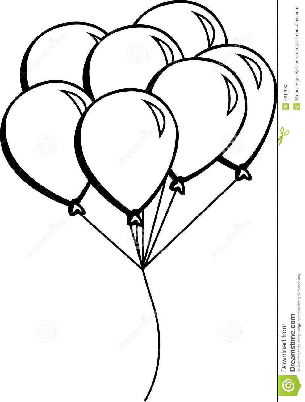988x1300 Image Result For How To Draw A Bouquet Of Balloons School - Balloon Line Drawing