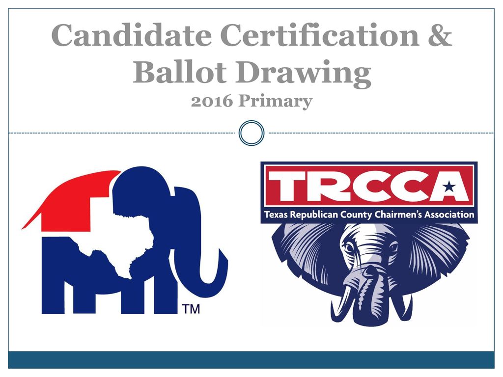 1024x768 candidate certification ballot drawing primary - Ballot Drawing