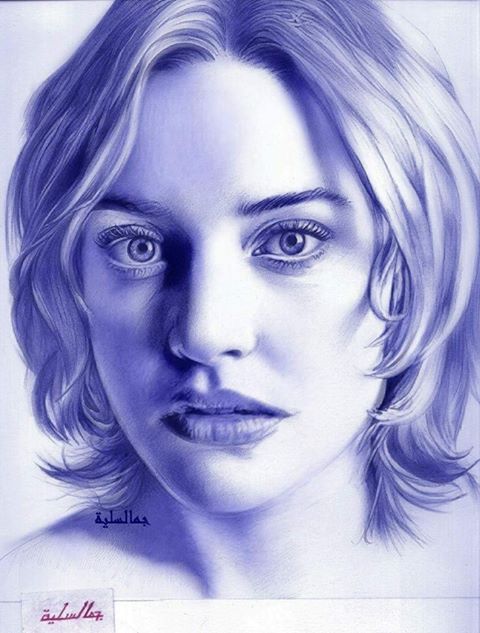 480x633 pencil art in ballpoint pen art - Ballpen Drawing