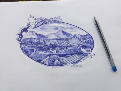 400x300 shehbaaz baurtally's ball pen drawings gallery - Ballpen Drawing