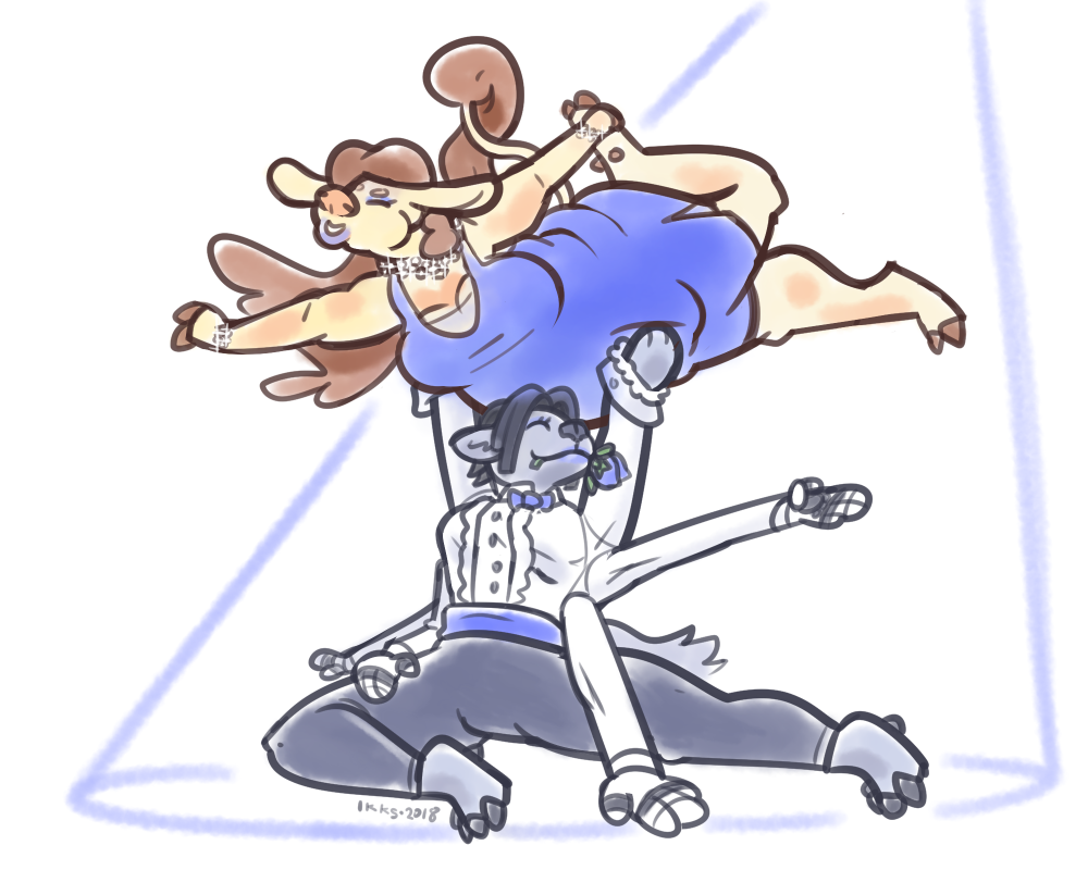 1000x800 Trust Drawing Exercise Team A Ballroom Dancing Weasyl - Ballroom Dance Drawing