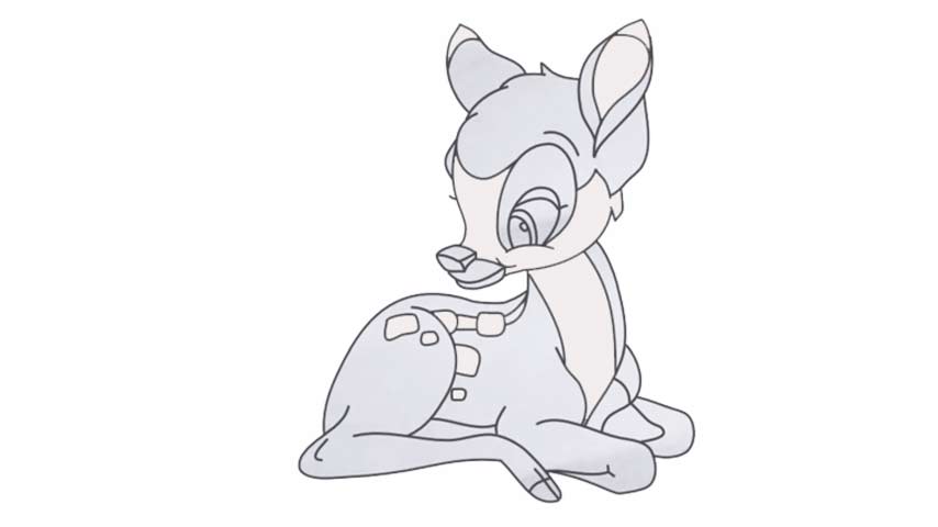 854x480 how to draw bambi - Bambi Drawing