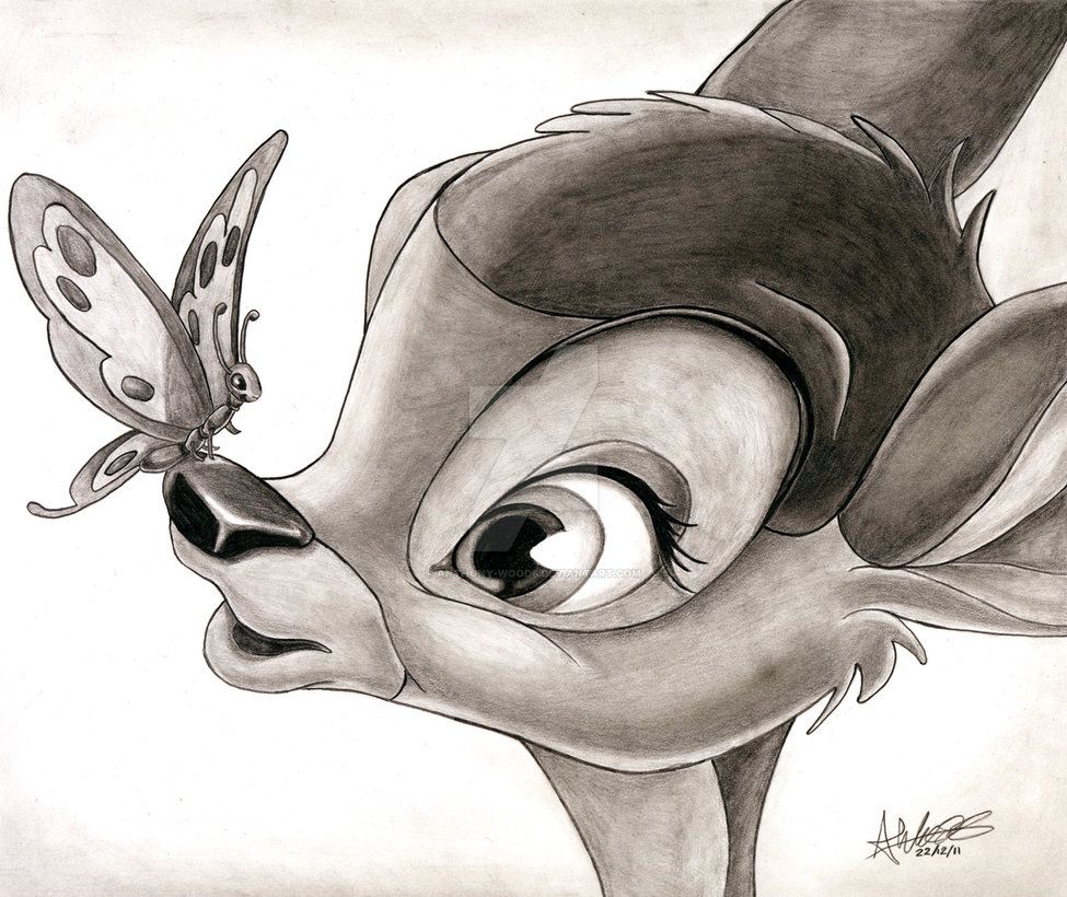 975x820 bambi - Bambi Drawing