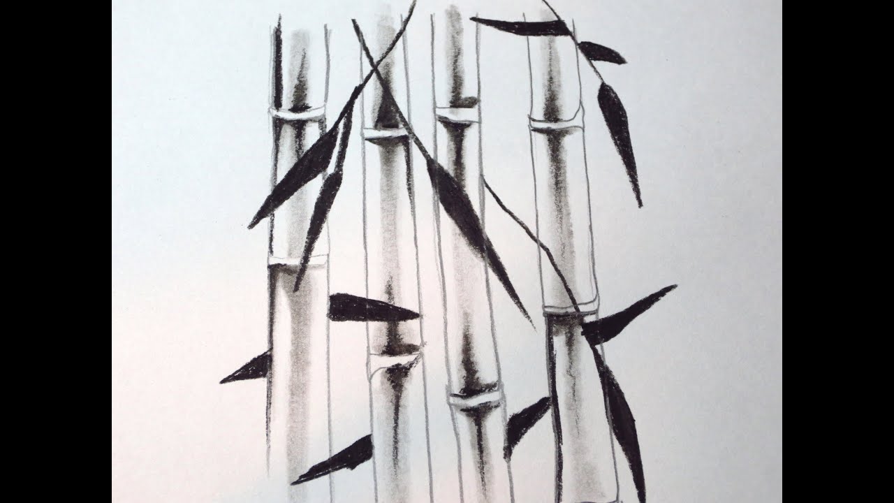 1280x720 how to draw bamboo - Bamboo Drawing