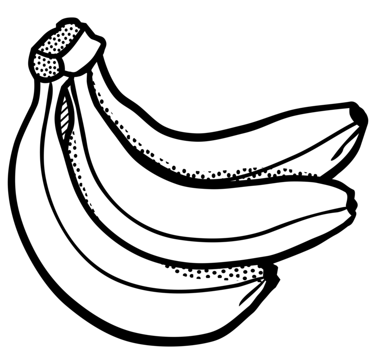 775x750 banana banana drawing transparent png clipart free download - Banana Cartoon Drawing