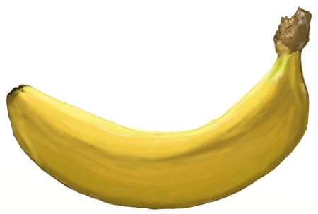 450x303 How To Draw A Banana - Banana Drawing