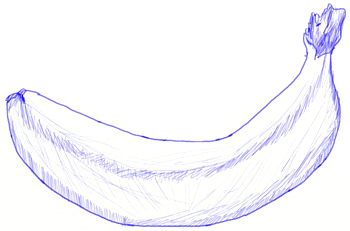350x231 How To Draw A Banana - Banana Drawing Images