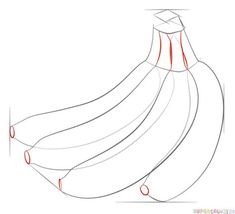 235x214 How To Draw A Banana How To Draw Drawings, Fruits Drawing - Banana Drawing Images