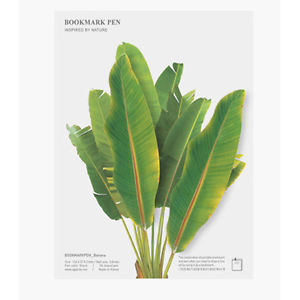 300x300 bookmark pen banana leaf green lot diary planner notebook - Banana Leaf Drawing