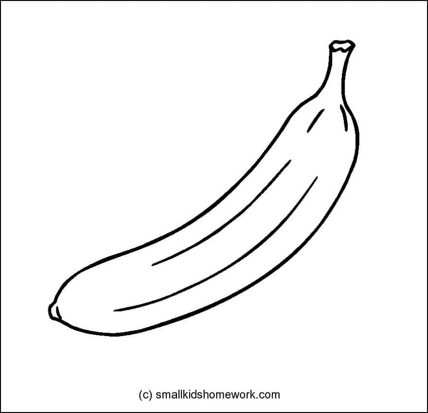 Banana Sketch Images At Explore Collection Of